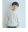 ハニカム ステッチ ロングスリーブ Tシャツ / キッズ 100cm-160cm