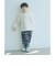 ハニカム ステッチ ロングスリーブ Tシャツ / キッズ 100cm-160cm