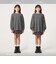 ハニカム ステッチ ロングスリーブ Tシャツ / キッズ 100cm-160cm