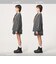 ハニカム ステッチ ロングスリーブ Tシャツ / キッズ 100cm-160cm