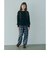 ハート ワッフル ロングスリーブ Tシャツ / キッズ 100cm-160cm