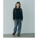ハート ワッフル ロングスリーブ Tシャツ / キッズ 100cm-160cm