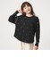 ハート ワッフル ロングスリーブ Tシャツ / キッズ 100cm-160cm