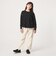 ハート ワッフル ロングスリーブ Tシャツ / キッズ 100cm-160cm