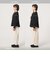 ハート ワッフル ロングスリーブ Tシャツ / キッズ 100cm-160cm