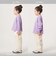 ハート ワッフル ロングスリーブ Tシャツ / キッズ 100cm-160cm