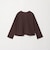 シアー チェック ハオリ ブラウス