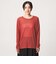 【WEB限定】＜at ease＞ハイショク レイヤード プルオーバー カットソー