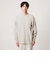 ワッフル クルーネック 長袖 Tシャツ カットソー