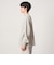 ワッフル クルーネック 長袖 Tシャツ カットソー