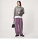 【WEB限定】＜at ease＞カーブ パンツ
