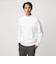 【WEB限定】JUST fit ウォームブレンド モックネック 長袖 カットソー -吸湿発熱-