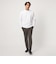 【WEB限定】JUST fit ウォームブレンド モックネック 長袖 カットソー -吸湿発熱-
