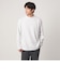 【WEB限定】JUST fit ウォームブレンド モックネック 長袖 カットソー -吸湿発熱-