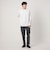 【WEB限定】JUST fit ウォームブレンド モックネック 長袖 カットソー -吸湿発熱-