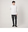 【WEB限定】JUST fit ウォームブレンド モックネック 長袖 カットソー -吸湿発熱-