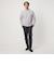 【WEB限定】JUST fit ウォームブレンド モックネック 長袖 カットソー -吸湿発熱-