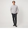 【WEB限定】JUST fit ウォームブレンド モックネック 長袖 カットソー -吸湿発熱-