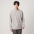 【WEB限定】JUST fit ウォームブレンド モックネック 長袖 カットソー -吸湿発熱-