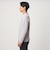 【WEB限定】JUST fit ウォームブレンド モックネック 長袖 カットソー -吸湿発熱-