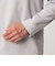 【WEB限定】JUST fit ウォームブレンド モックネック 長袖 カットソー -吸湿発熱-