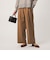 ［size SHORT/TALLあり］Daily Chic サキソニー ワイド パンツ