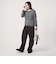 【WEB限定】＜at ease＞マルチボーダー ヘンリーネック カットソー