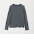 【WEB限定】＜at ease＞マルチボーダー ヘンリーネック カットソー