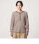 【WEB限定】＜at ease＞マルチボーダー ヘンリーネック カットソー