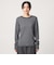 【WEB限定】＜at ease＞マルチボーダー プルオーバー カットソー