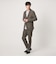 【WEB限定】JUST fit ヘリンボーン ナロー セットアップ ジャケット&パンツ