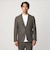 【WEB限定】JUST fit ヘリンボーン ナロー セットアップ ジャケット&パンツ