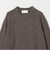 ウール カシミヤ ミックス クルーネック ニット