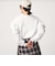【WEB限定】＜at ease＞ソデ フリル ロングスリーブ プルオーバー カットソー