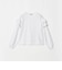 【WEB限定】＜at ease＞ソデ フリル ロングスリーブ プルオーバー カットソー
