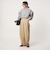 【WEB限定】＜at ease＞ソデ フリル ロングスリーブ プルオーバー カットソー