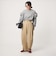 【WEB限定】＜at ease＞ソデ フリル ロングスリーブ プルオーバー カットソー