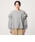 【WEB限定】＜at ease＞ソデ フリル ロングスリーブ プルオーバー カットソー