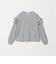 【WEB限定】＜at ease＞ソデ フリル ロングスリーブ プルオーバー カットソー
