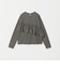 【WEB限定】＜at ease＞フロント フリル ロングスリーブ カットソー UVカット