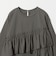 【WEB限定】＜at ease＞フロント フリル ロングスリーブ カットソー UVカット