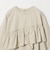 【WEB限定】＜at ease＞フロント フリル ロングスリーブ カットソー UVカット