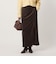 ＜GLR_MINE＞ベロア Iライン スカート