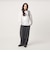 【WEB限定】＜at ease＞ニット カーブ パンツ