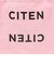 ＜CITEN＞ロゴ ステートメント プリントバッグ