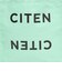 ＜CITEN＞ロゴ ステートメント プリントバッグ
