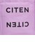 ＜CITEN＞ロゴ ステートメント プリントバッグ