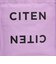 ＜CITEN＞ロゴ ステートメント プリントバッグ