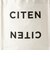 ＜CITEN＞ロゴ ステートメント プリントバッグ