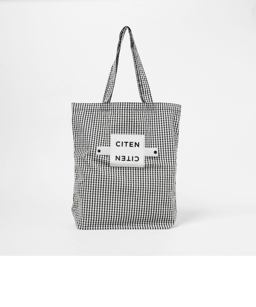 CITEN＞くるくるパッチンギンガムトート｜シテンの通販｜&mall